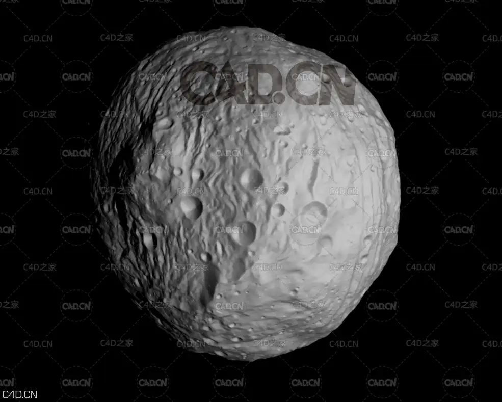 小行星灶神星 Vesta - C4D之家 - Vesta.jpg