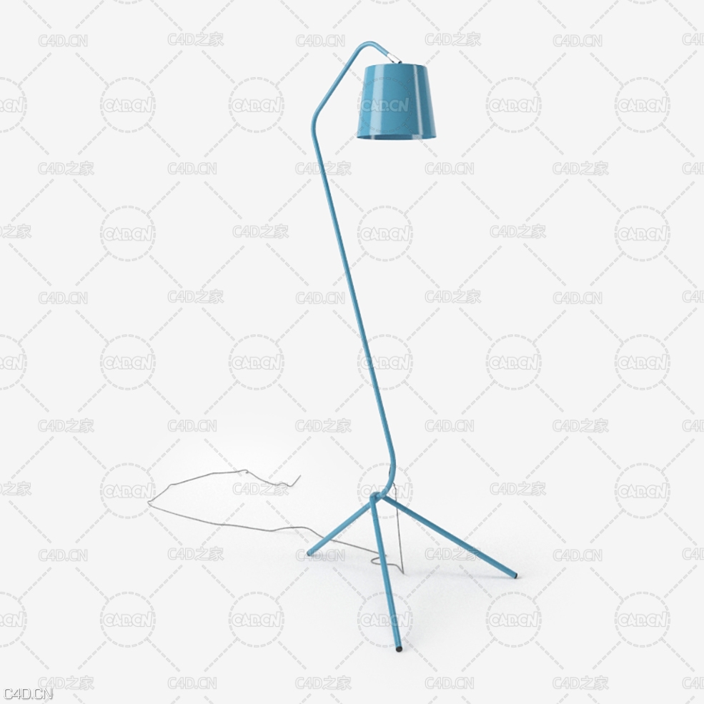 室内落地灯C4D模型 Floor lamp - C4D之家 - lampa-barcelona-preview.jpg