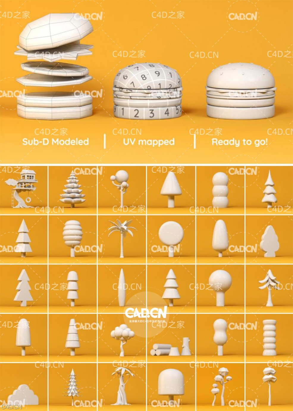 灰猩猩180个可爱卡通创意低多边形C4D模型(C4D+FBX+OBJ,不含贴图) - C4D之家 - 172810qfzmcm34frbar3uw.jpg