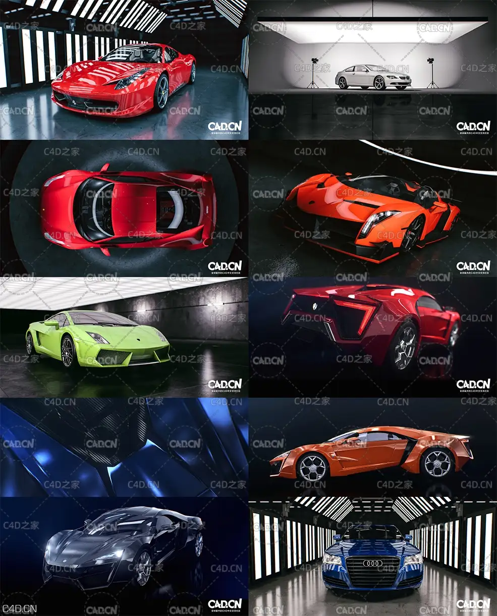 200个实用C4D汽车车漆材质预设 cinema 4d car paint 1.1.lib4d - C4D之家 - 211000l2a53kqkkxf3kpq7.jpg