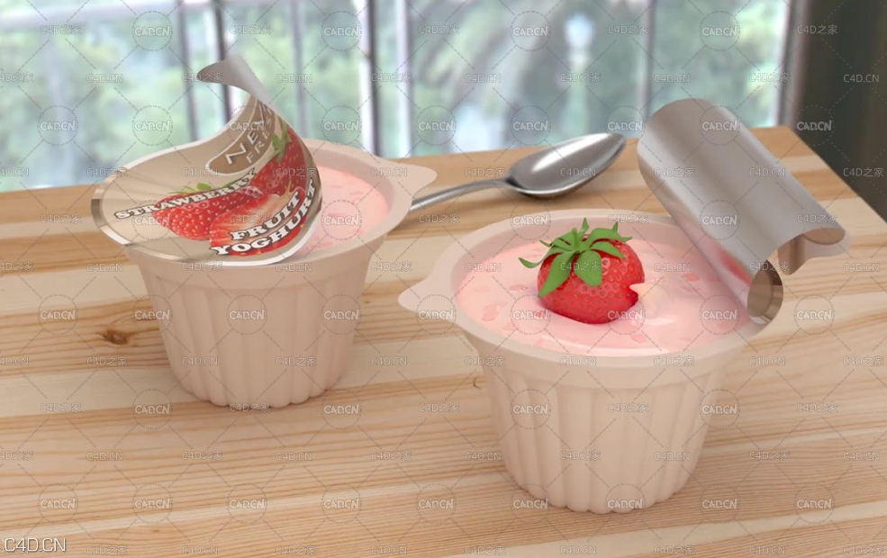 C4D草莓酸奶杯创建教程 Cinema 4d Yogurt Cup - C4D之家 - 屏幕快照-2019-12-02-下午7.07.03.jpg