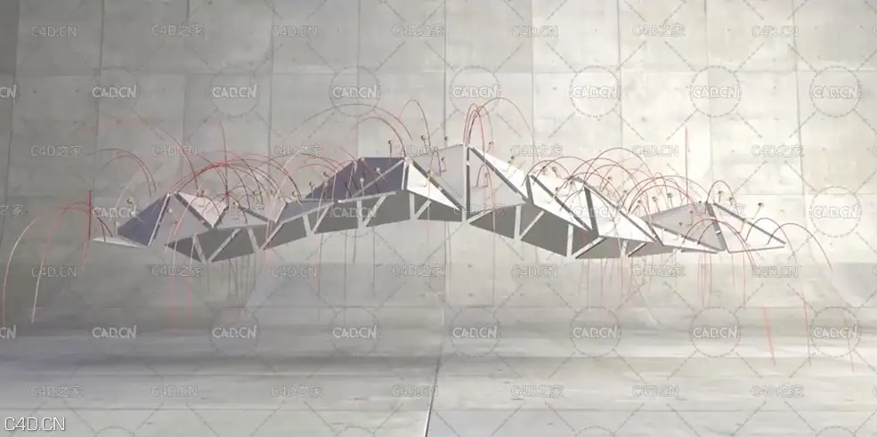 C4D三角图形设计教程 Cinema 4D tutorial TRIANGLE DESIGN GRAPHICS