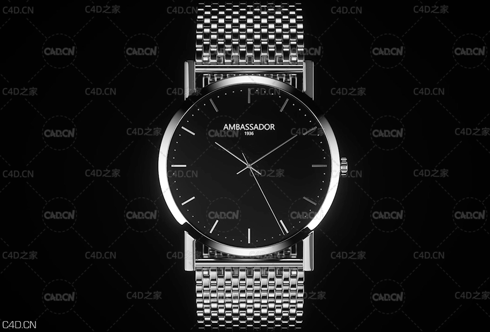 C4D使用Octane渲染真实的腕表教程 3D Professional Watch Basics - C4D之家 - 屏幕快照-2019-12-03-下午9.36.59.jpg