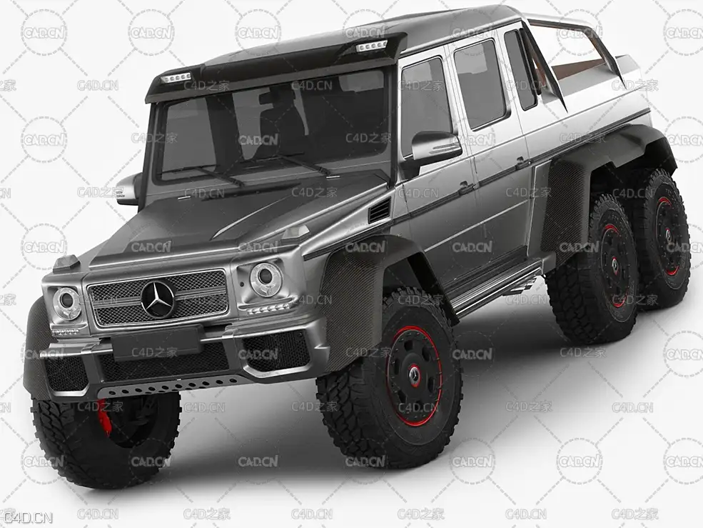 梅赛德斯-奔驰G63 AMG 2016 3D汽车模型 Mercedes-Benz G63 AMG 2016 3D Model