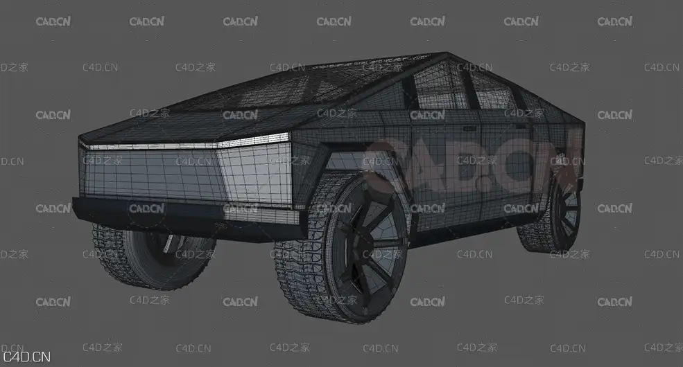 特斯拉电动皮卡汽车 Cybertruck