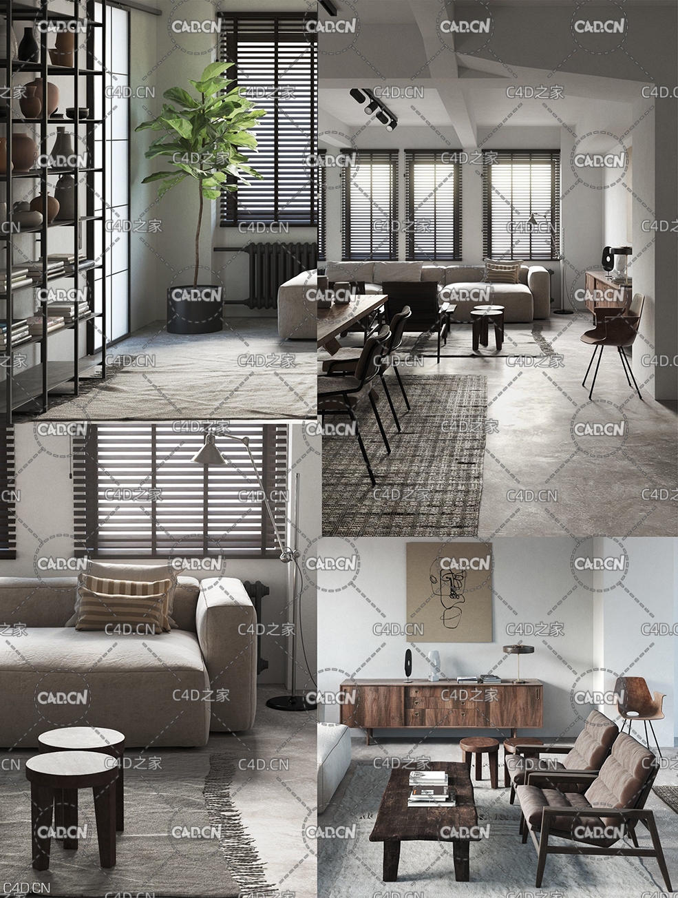 C4D室内模型：客厅 living room - C4D之家 - beinspiration-110-3d-model-max--obj-mtl-fbx-c4d.jpg