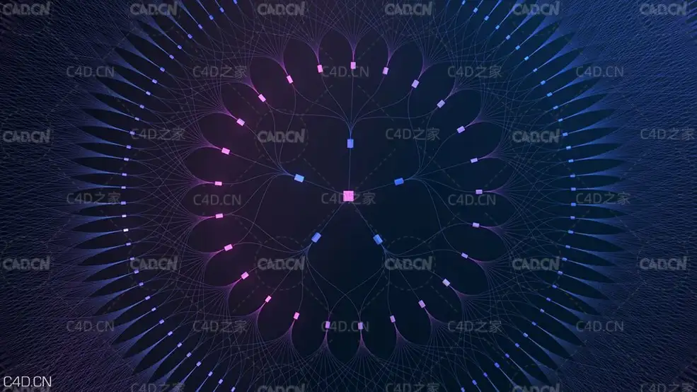 C4D酷炫样条图案连接器（含工程）Spline Connections - C4D之家 - splineconnections_poster_1_fhd.jpg
