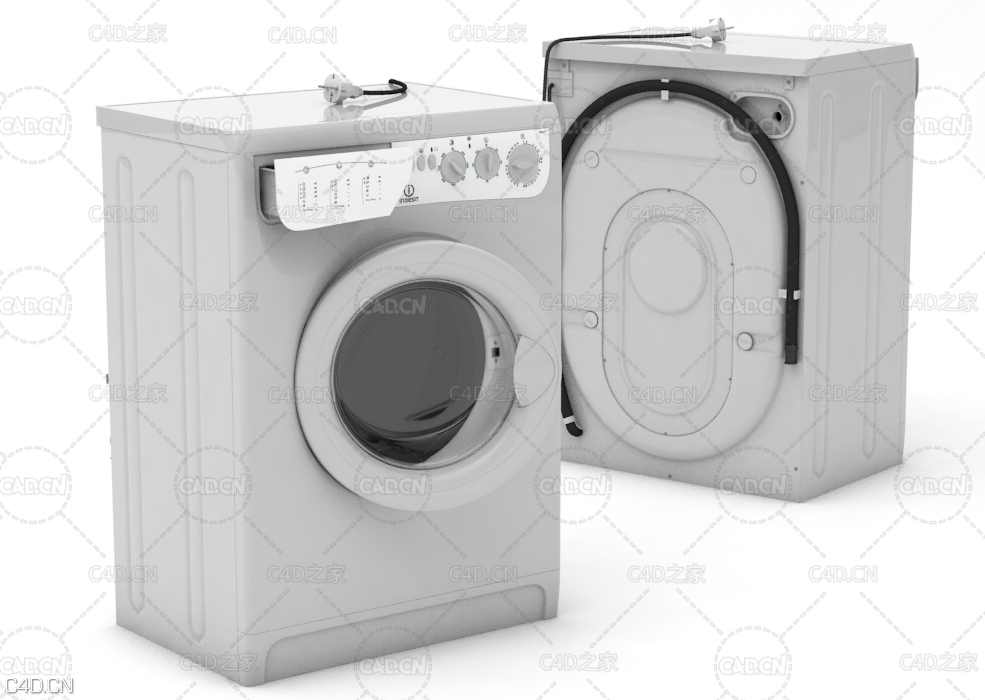 洗衣机C4D模型 Washing machine