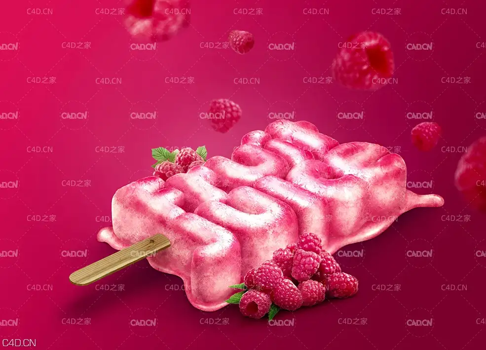 C4D+PS视觉广告制作案例教程 Advertising visual in Photoshop and Cinema 4D