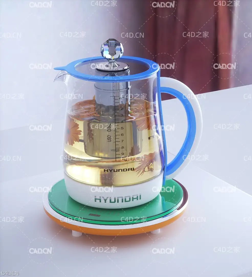 电水壶 养生壶C4D Octane模型 - C4D之家 - 01ba665b91520fa8012017ee4604d6.jpg@1280w_1l_2o_100sh.jpg