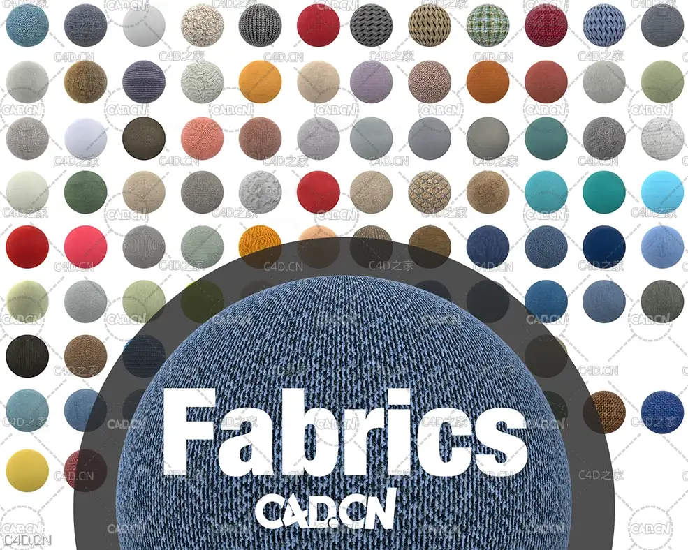 101幅衣服布料高清贴图素材合集 CGAxis PBR Textures Volume 5 - Fabrics - C4D之家 - 6369636815793948687849727.jpg