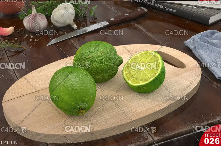 绿檬 青柠C4D模型 Lime - C4D之家 - 170-15_02.jpg