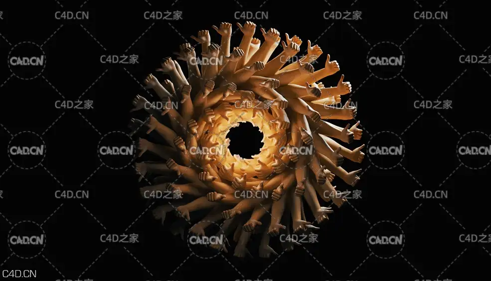 大姆指点赞的手无限循环动画工程 Looping Hands - C4D之家 - YOUTUBE_THUMB_20(0-00-02-12).jpg