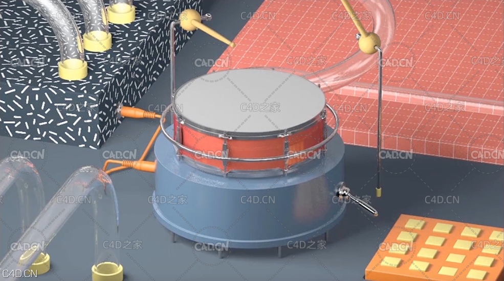 37集C4D+AE结合动画案例中文讲解教程