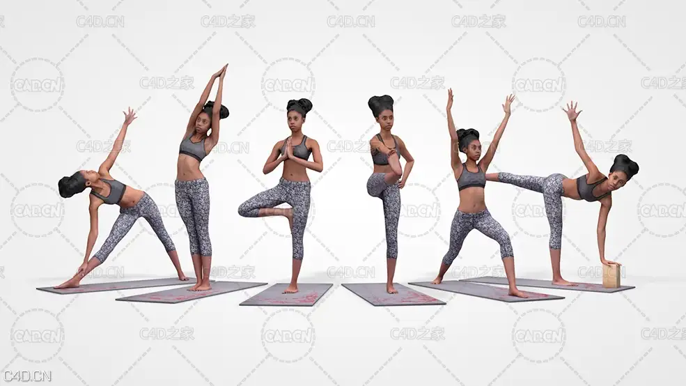 练瑜伽的女孩 Human Engine - Yoga