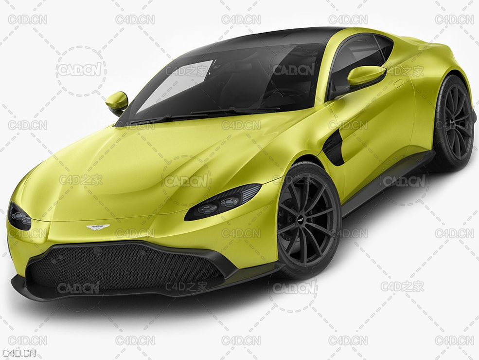 超级跑车阿斯顿马丁 Aston Martin Vantage 2019 3D model