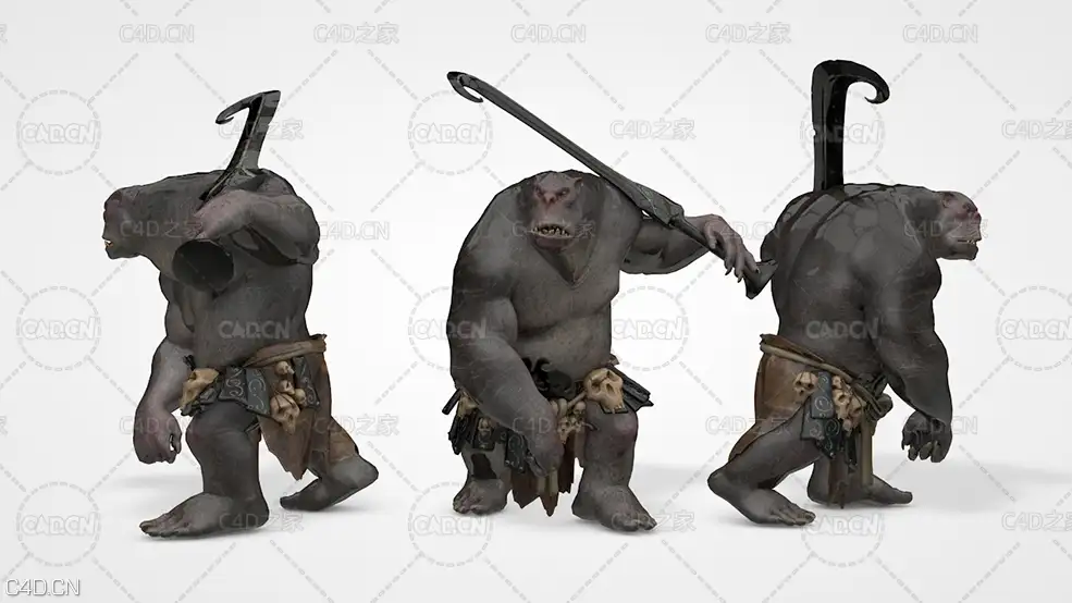 地精食人魔 Ogre 3d model