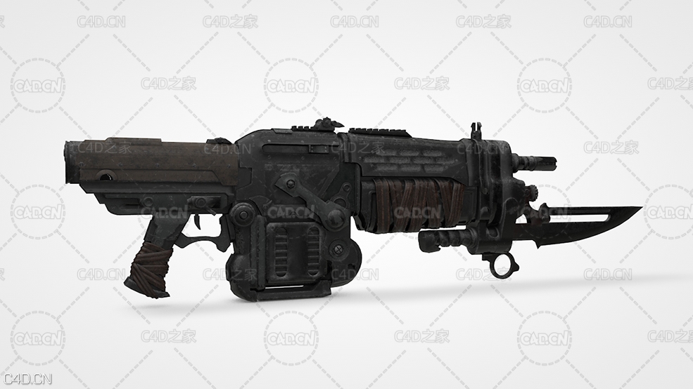 复古骑兵装备武器：枪 Retro lancer gears of war