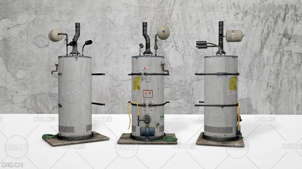 热水器设备 Water Heater 3D model