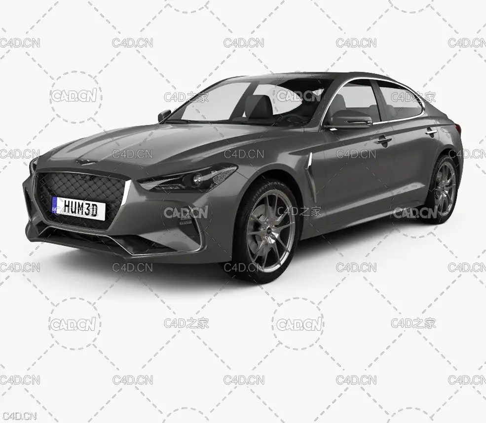 捷恩斯G70轿车 Hum3D - Genesis G70 2018 - C4D之家 - Genesis_G70_2018_1000_0001.jpg