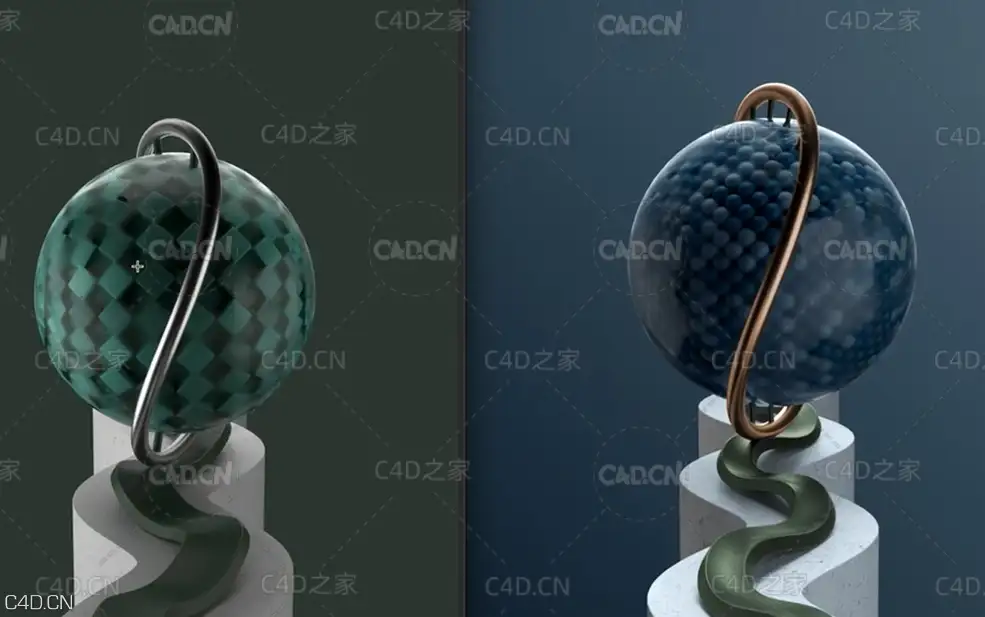 7集C4D循环动画制作视频教程（中文字幕）