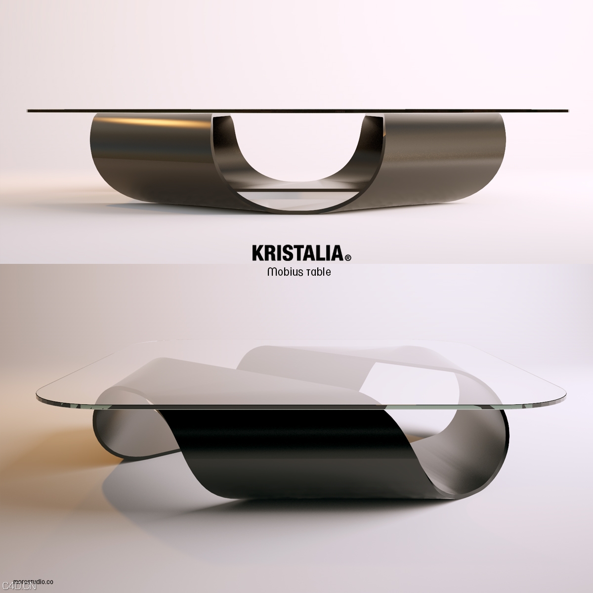 创意桌子一个 - C4D之家 - Mobius table Kristalia.jpg