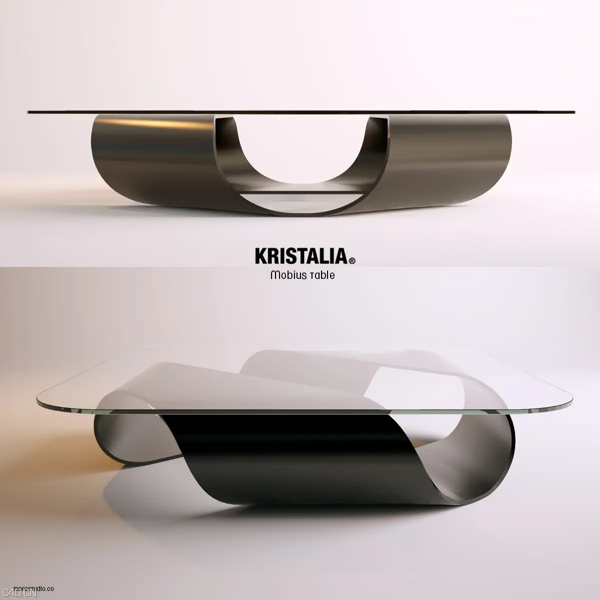 创意桌子一个 - C4D之家 - Mobius table Kristalia.jpg