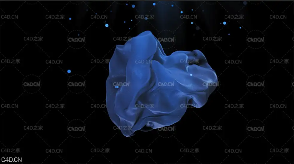 C4D Octane工程：皱褶的布料