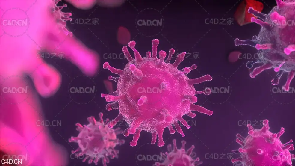 C4D Redshift工程：新型冠状病毒 微生物 2019-nCoV