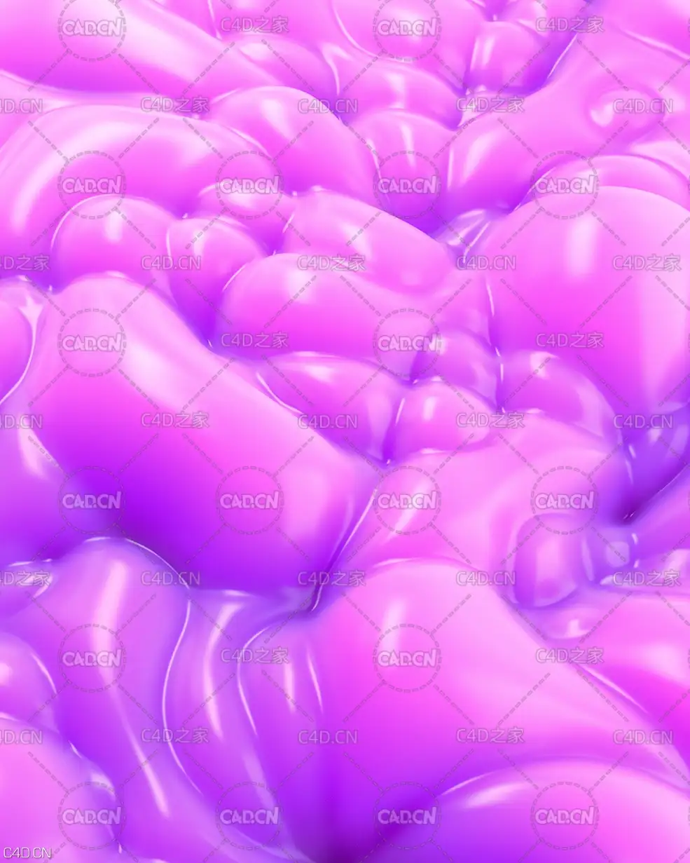C4D Redshift动画工程：鼓起的气泡动画 Bubble