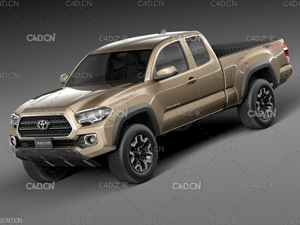 丰田坦途皮卡汽车 SQUIR - Toyota Tacoma TRD Off-Road 2016