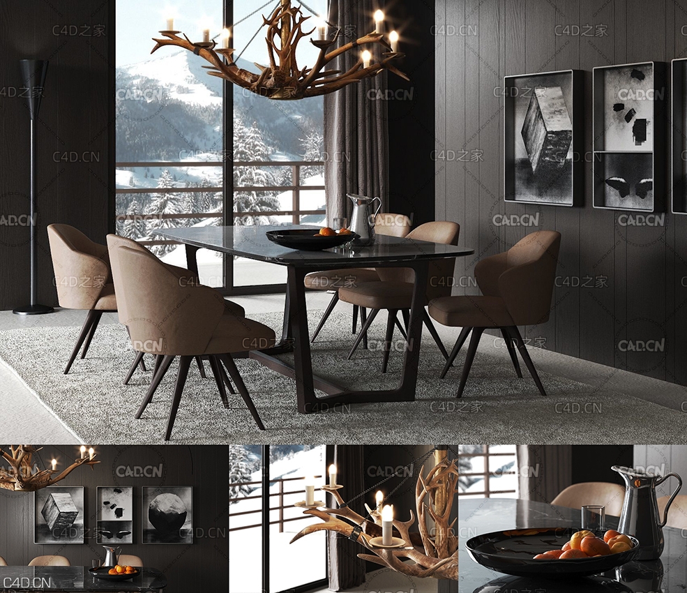 C4D室内模型：餐厅 CGTrader – BeInspiration 85 3D models - C4D之家 - beinspiration-85-3d-model-max--obj-mtl-fbx-c4d.jpg