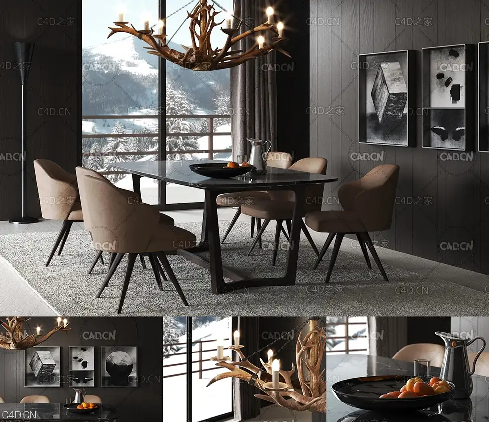 C4D室内模型：餐厅 CGTrader – BeInspiration 85 3D models - C4D之家 - beinspiration-85-3d-model-max--obj-mtl-fbx-c4d.jpg