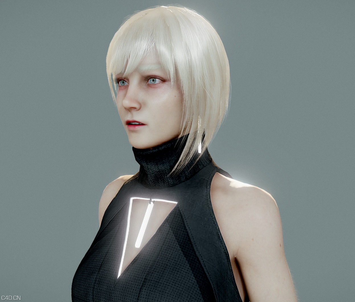 科幻少女模型下载 - C4D之家 - 02.jpg
