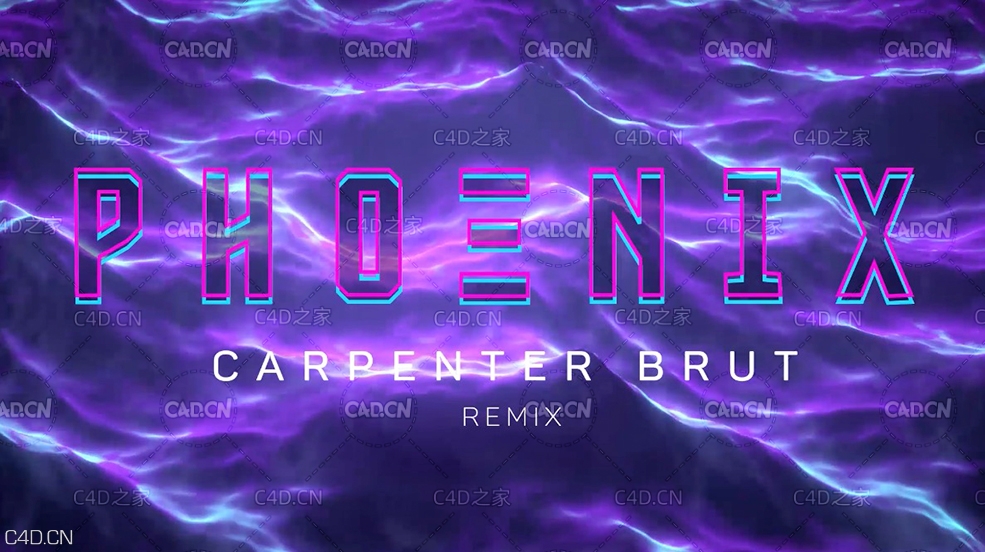 C4D+AE音乐主题背景 海洋动画工程 Music theme background