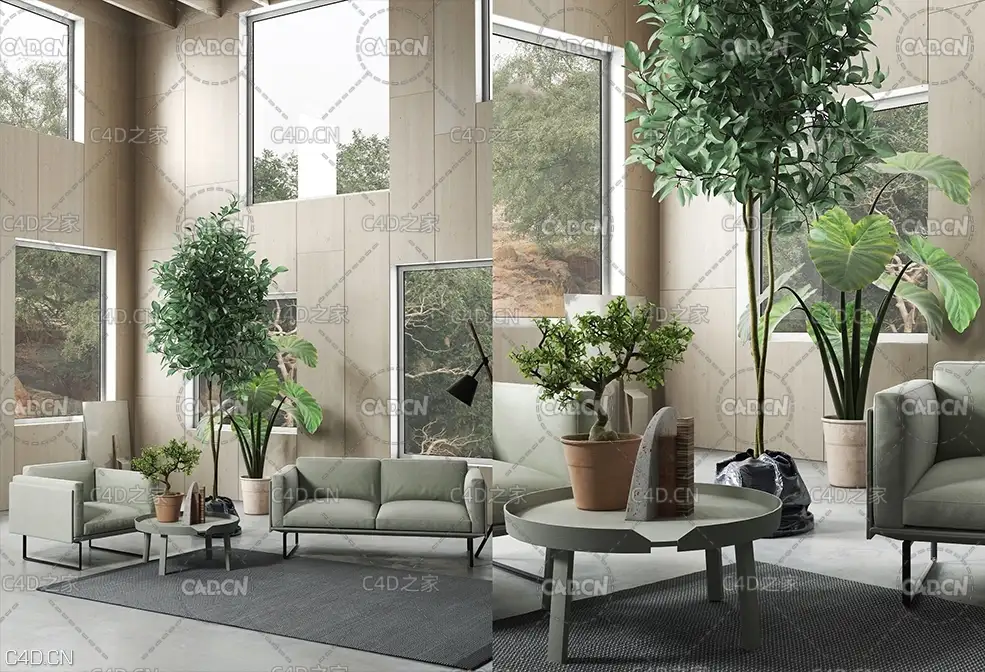 C4D室内模型：客厅 CGTrader – BeInspiration 81 3D models - C4D之家 - 0.jpg