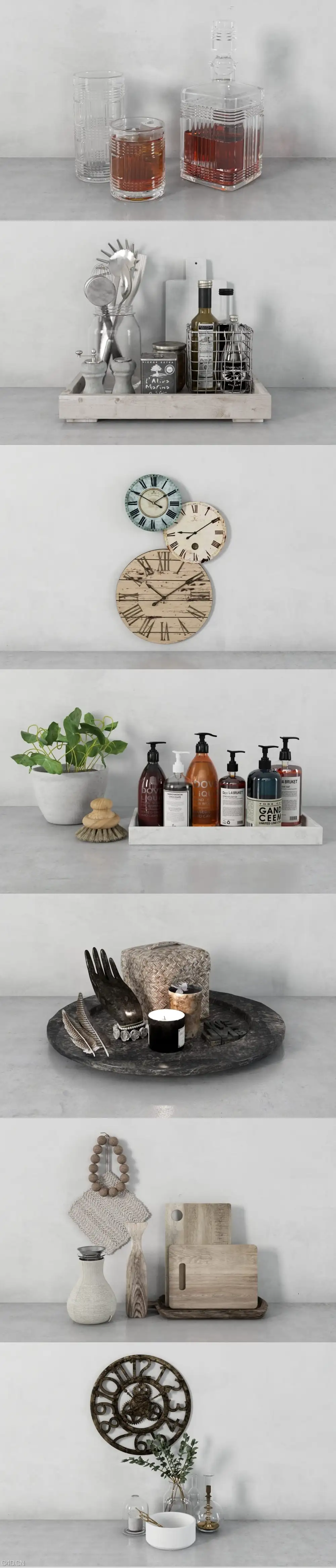 34个家居工艺摆件家居饰品模型 - C4D之家 - C-_Users_Admin_Desktop_C4D_AR_预览图_03.jpg