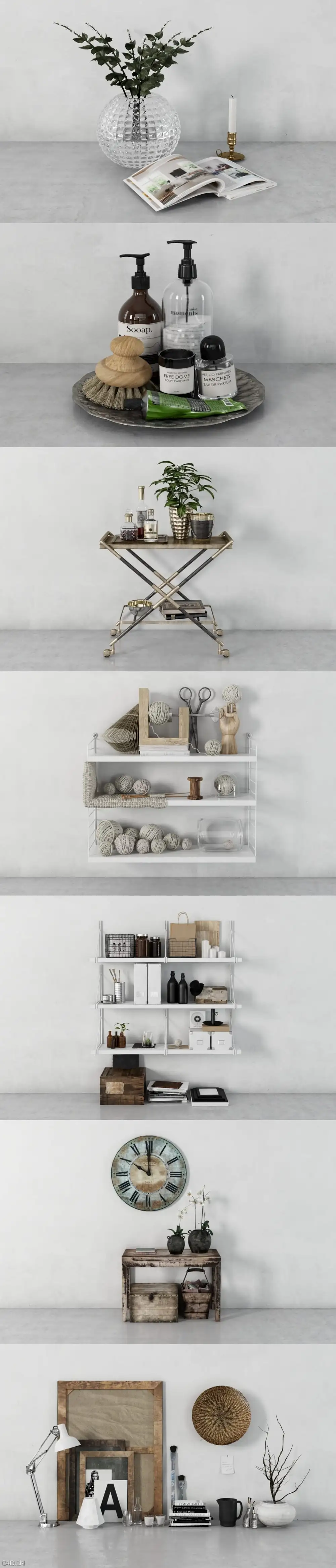34个家居工艺摆件家居饰品模型 - C4D之家 - C-_Users_Admin_Desktop_C4D_AR_预览图_04.jpg
