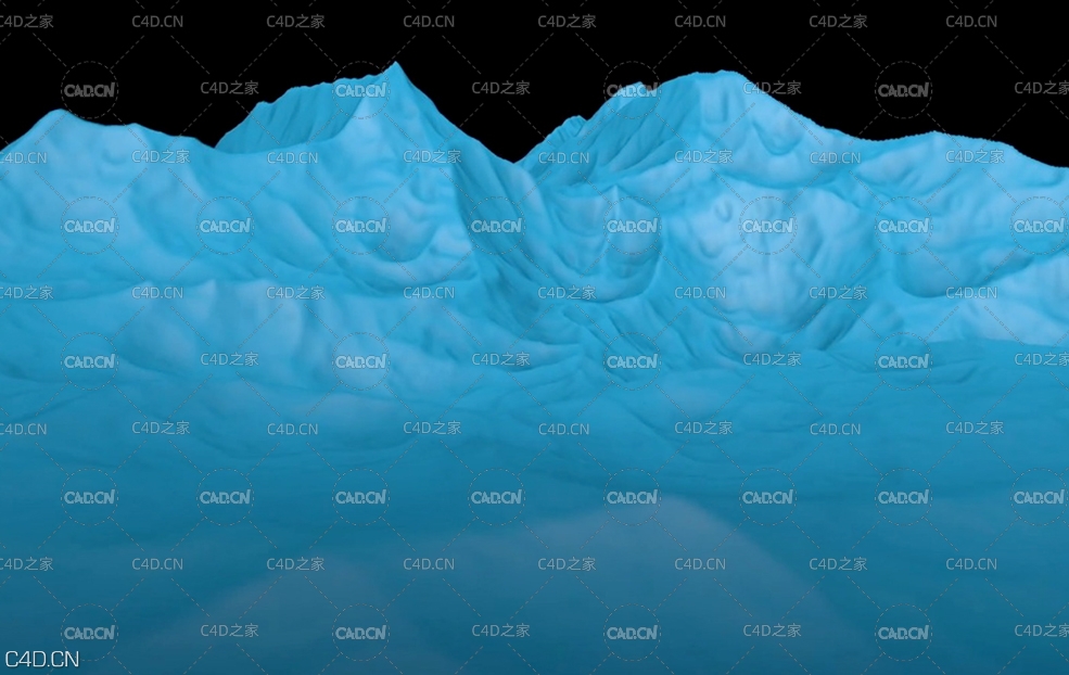 C4D地形生成制作教程 The Landscape Object Absolute Beginner Cinema 4D