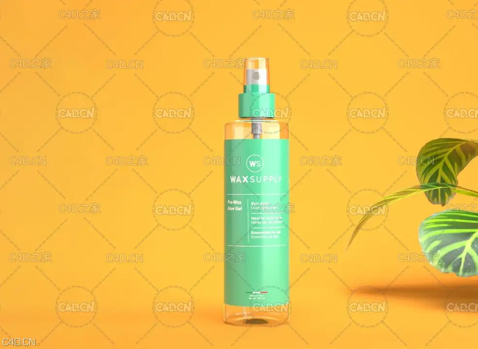 C4D喷壶建模视频教程 Spray Bottle | 3D Modelling in Cinema 4D | Version R21