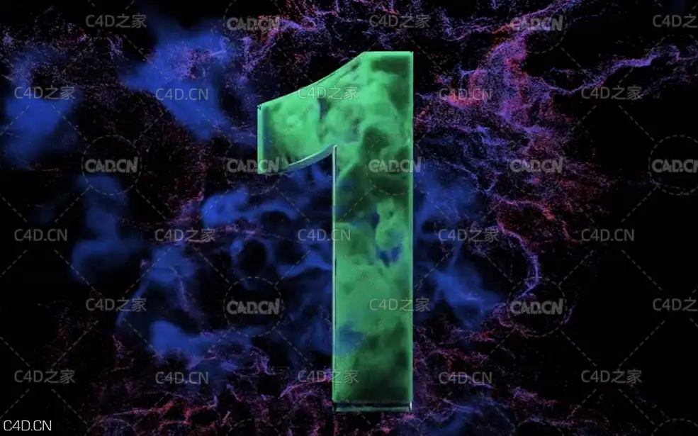 C4D+X-particles粒子制作倒J时动画（含工程文件）一