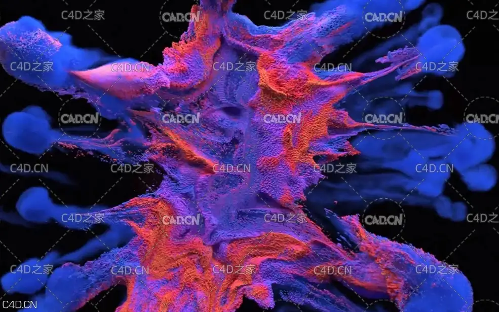 C4D+X-particles粒子制作倒J时动画（含工程文件）二