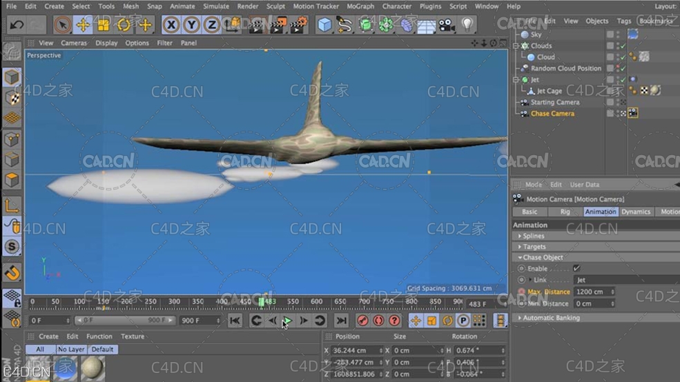 C4D摄像机动画讲解教程 Cinema 4D: Camera Animation