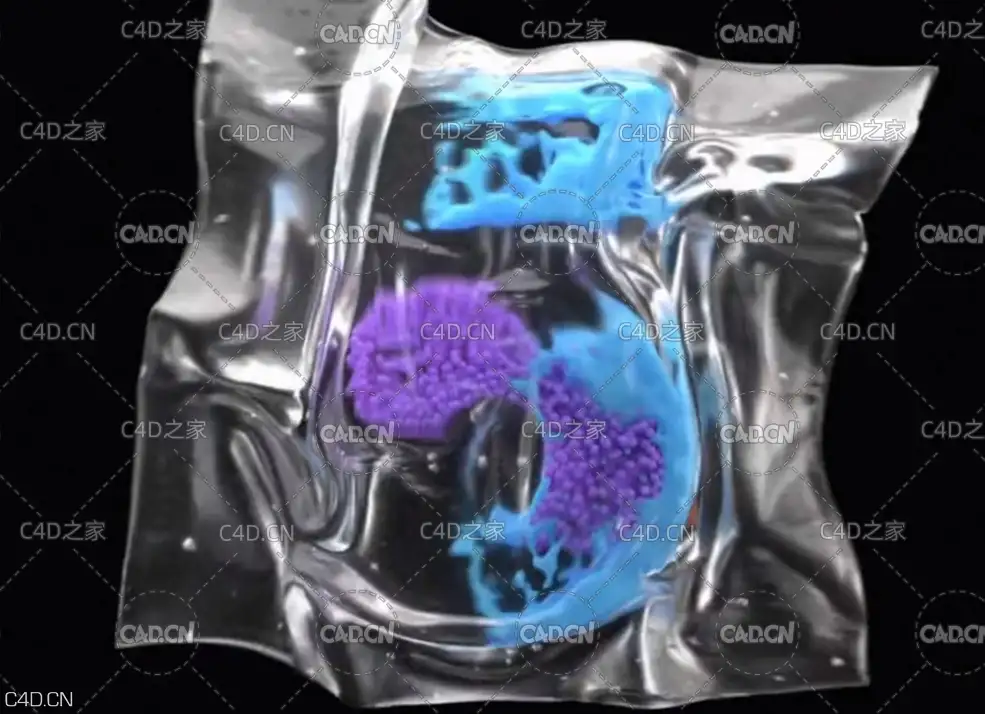 C4D+X-particles粒子制作倒J时动画（含工程文件）五