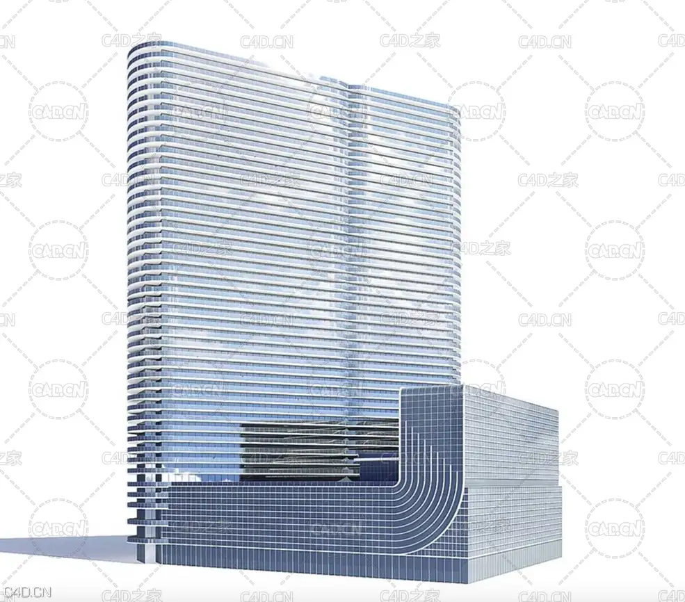 20个高楼大厦楼房C4D模型合集 Volume 121 – 20 Models Of Buildings