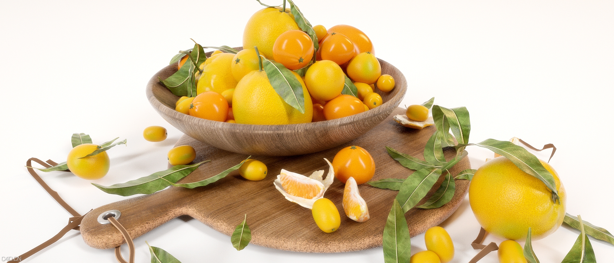 水果盘 - C4D之家 - s.jpg