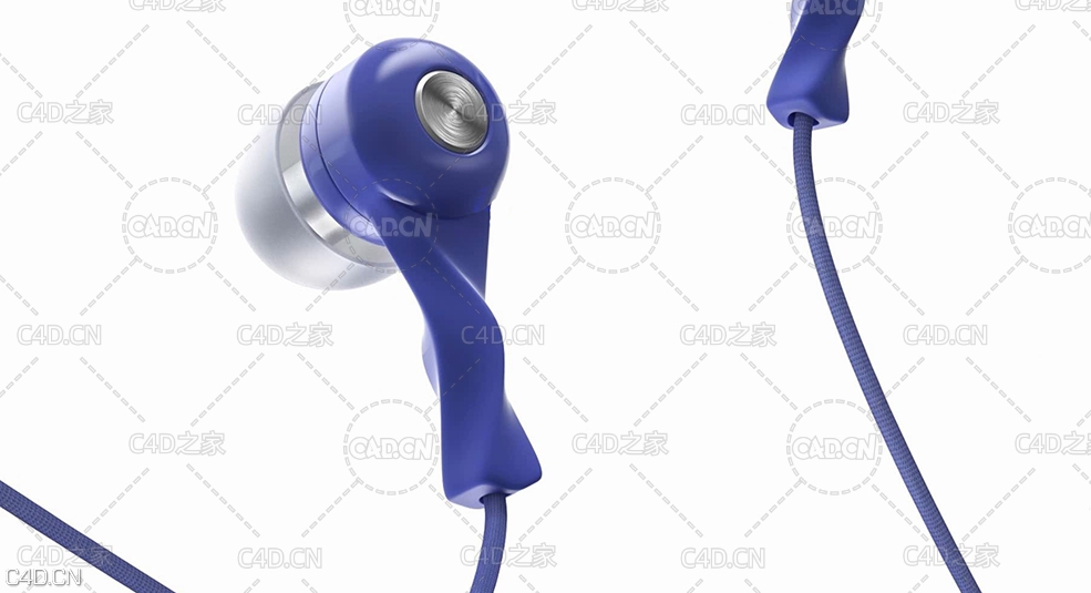 C4D耳机渲染海报视频教程