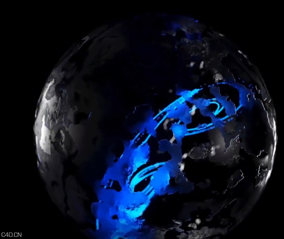 C4D X-particles奇异修改器制作的小效果-奇异修改器中文案例教程