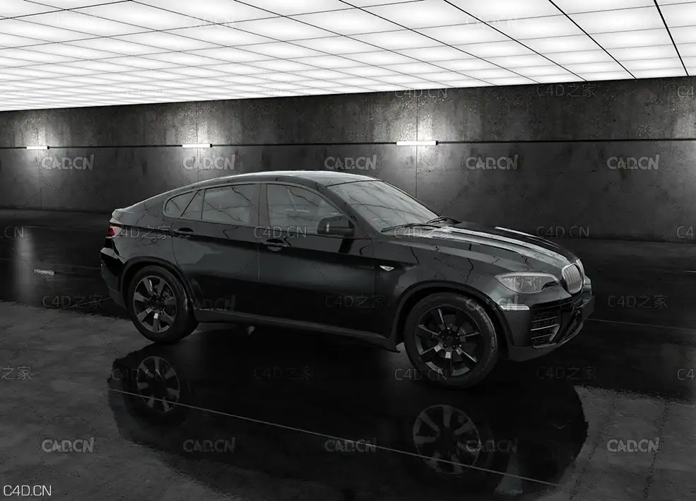 黑色SUV汽车C4D模型 - C4D之家 - 5c95e3602e3b9.jpg