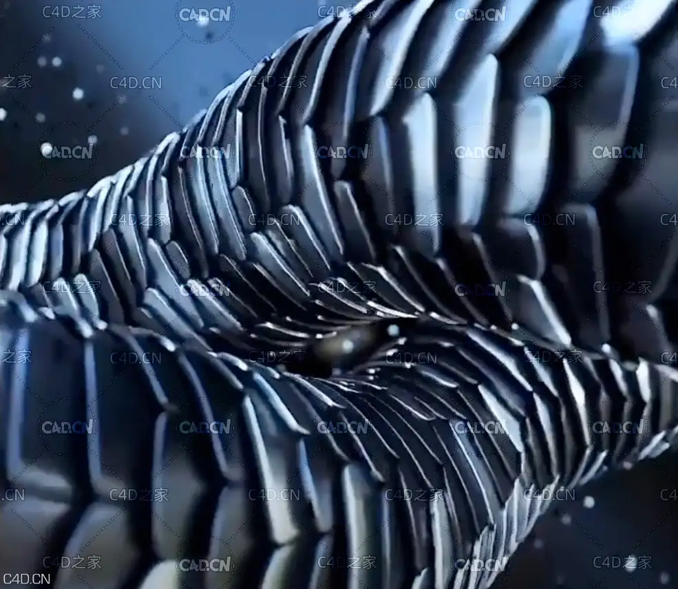 C4D鳞片克隆制作教程 CLONED SCALES (Cinema 4D Tutorial) - C4D之家 - 2.jpg